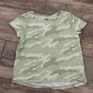 Old Navy Kids Light Green Camo T-Shirt